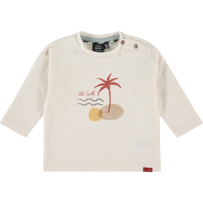 Beach Long Sleeve Shirt, Ivory