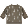 Bug Printed Pullover, Olive - Sweatshirts - 2 - thumbnail