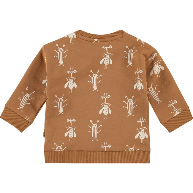 Bug Printed Pullover, Toffee - Sweatshirts - 2