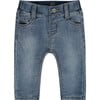 Denim Jeans, Mid Blue - Jeans - 1 - thumbnail