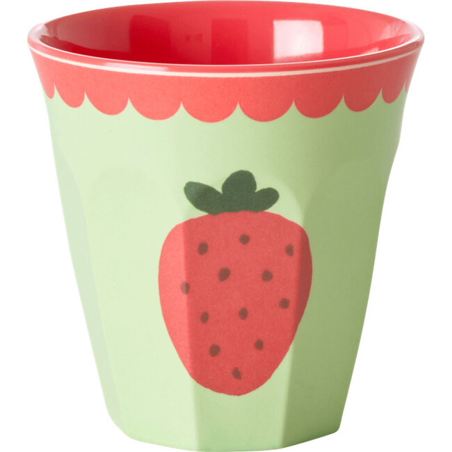 Set of 6 Small Melamine Kids Cups, Happy Fruits - Drinkware - 6