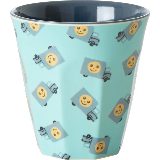 Set of 6 Small Melamine Kids Cups, Happy Cars - Drinkware - 5