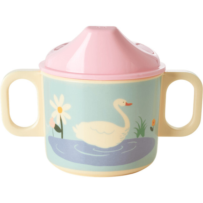 Melamine Baby Dinner Set in Gift Box, Swan - Tableware - 3