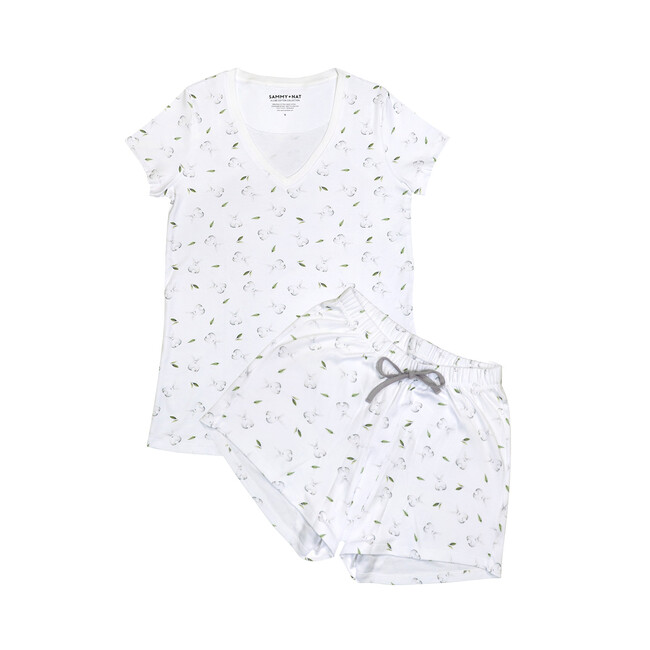Bunny Tail Women's Pima Shortie Set - Pajamas - 1