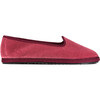 Womens' Velvet Shoes, Pink - Slip Ons - 2