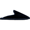 Women's Velvet Mules, Blue - Slip Ons - 2
