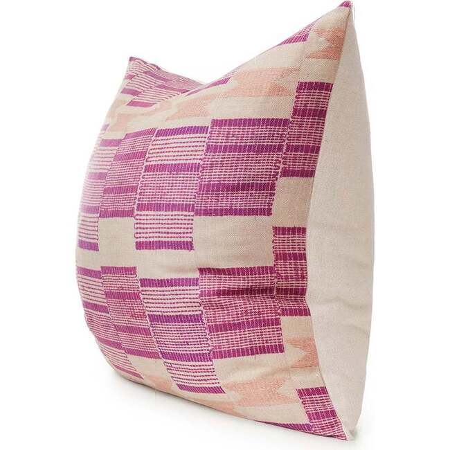 Berry Waterfall Large Pillow, Pink Multi - Decorative Pillows - 2