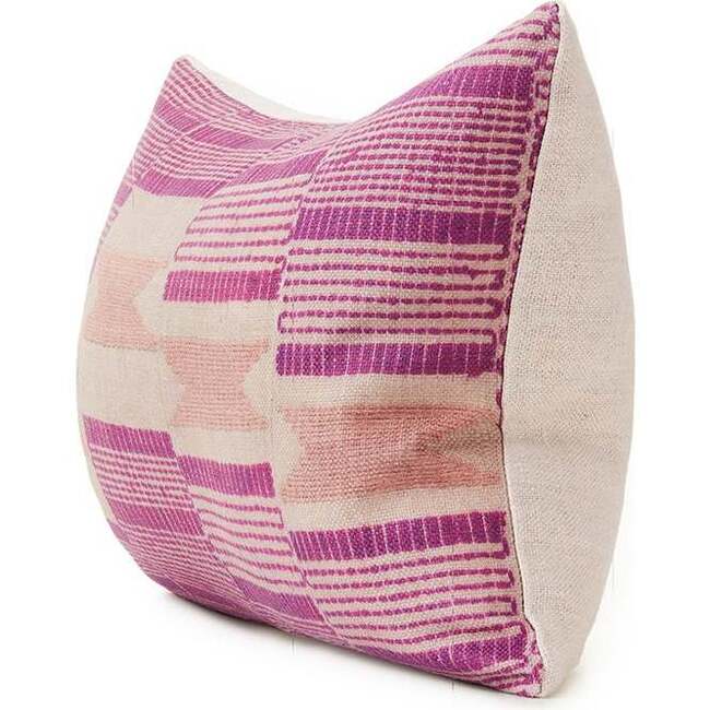 Berry Waterfall Lumbar Pillow, Pink Multi