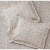 Set of 2 Maze Kuba Cloth Standard Pillow Shams, Ecru - Shams - 2