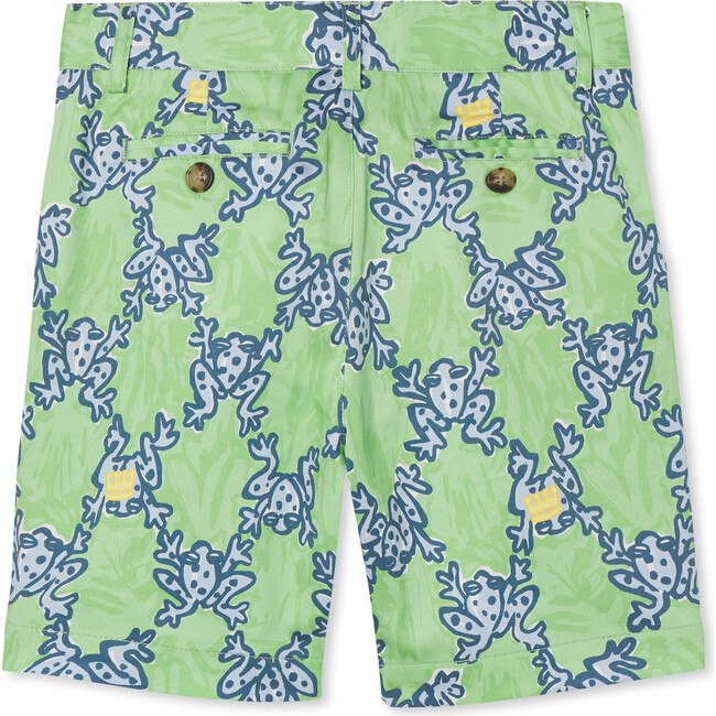 Hudson Short Frog and Prince Print, Frog Prince Green - Shorts - 2