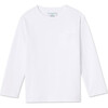 Long Sleeve Kellan Pocket Tee Solid, Bright White - T-Shirts - 1 - thumbnail