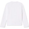 Rebecca Ruffle Cardigan Solid, Bright White - Sweaters - 2 - thumbnail