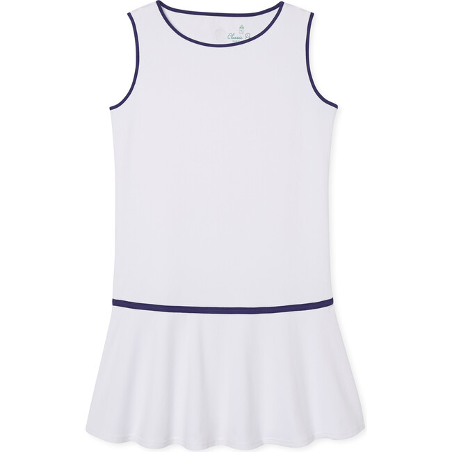 Women's Tennyson Tennis Performance Dress, Bright White - Dresses - 1