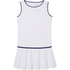 Women's Tennyson Tennis Performance Dress, Bright White - Dresses - 1 - thumbnail