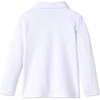 Long Sleeve Hayden Polo Solid, Bright White - Polo Shirts - 2