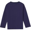Long Sleeve Kellan Pocket Tee Solid, Blue Ribbon - T-Shirts - 2