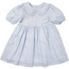 Clothilde Collar Dress, Blue Teacup - Dresses - 1 - thumbnail