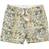 Remi Beach Short, Green Garden - Shorts - 1 - thumbnail