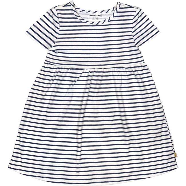 Natalie Dress, Blue Stripe