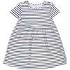 Natalie Dress, Blue Stripe - Dresses - 1 - thumbnail