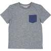 Henry Pocket Tee, Heather Grey - Tees - 1 - thumbnail