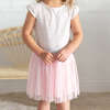 Molly Tulle Dress, Pink Stripe - Dresses - 2