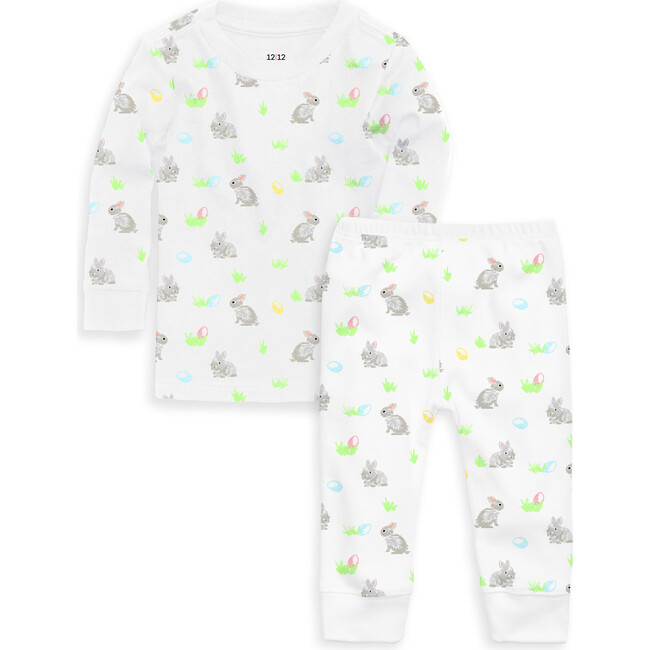 Organic Long Sleeve Pajama Set, Easter