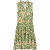 Sienna Kids Dress, Green and Orange Forest - Dresses - 1 - thumbnail