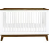 Scoot 3-in-1 Convertible Crib with Toddler Bed Conversion Kit, Natural Walnut - Cribs - 1 - thumbnail