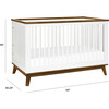 Scoot 3-in-1 Convertible Crib with Toddler Bed Conversion Kit, Natural Walnut - Cribs - 4