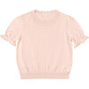 Puff Short Sleeve Top, Pink - Shirts - 1 - thumbnail