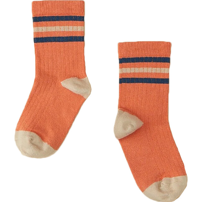 Mid-Length Bowling Sock, Sunbaked - Socks - 1