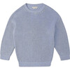 Lightweight Summer Nights Sweater, Sky Blue Melange - Sweaters - 1 - thumbnail