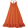 Ruffle Beach Dress, Red - Dresses - 1 - thumbnail