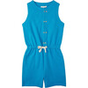 Gone Swimming Sleeveless Romper, Bluejay - Rompers - 1 - thumbnail