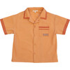 Holiday Bowling Shirt, Apricot Tan - Shirts - 1 - thumbnail