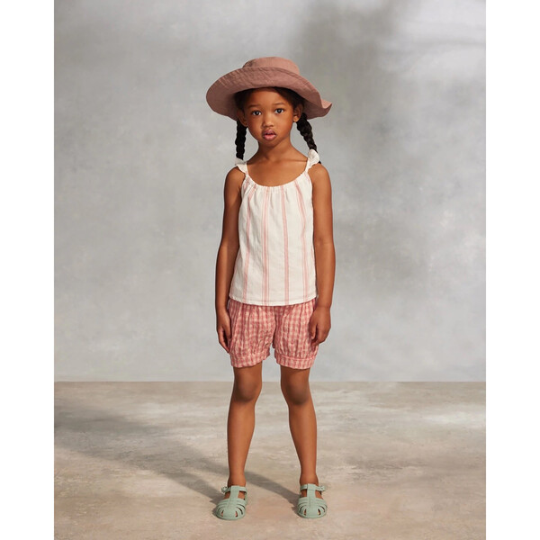 【THEAIRTOWN】★Muffin balloon shorts 25SS 春の新作★ Gingham Balloon Shorts, Pink - The Sunday Collective Shorts