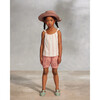 Gingham Balloon Shorts, Pink - Shorts - 2