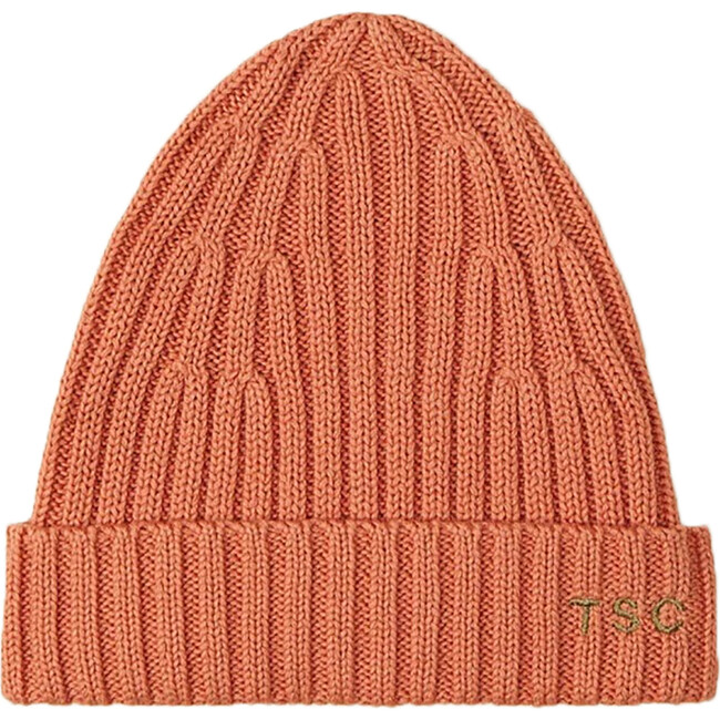 Embroidered Pointed Beanie, Sunbaked