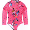 Scooba Doo Rashguard One Piece, Fly Away Pink - One Pieces - 1 - thumbnail