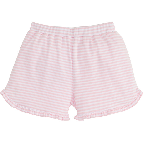 Tulip Knit Short, Light Pink Stripe - Little English Shorts | Maisonette