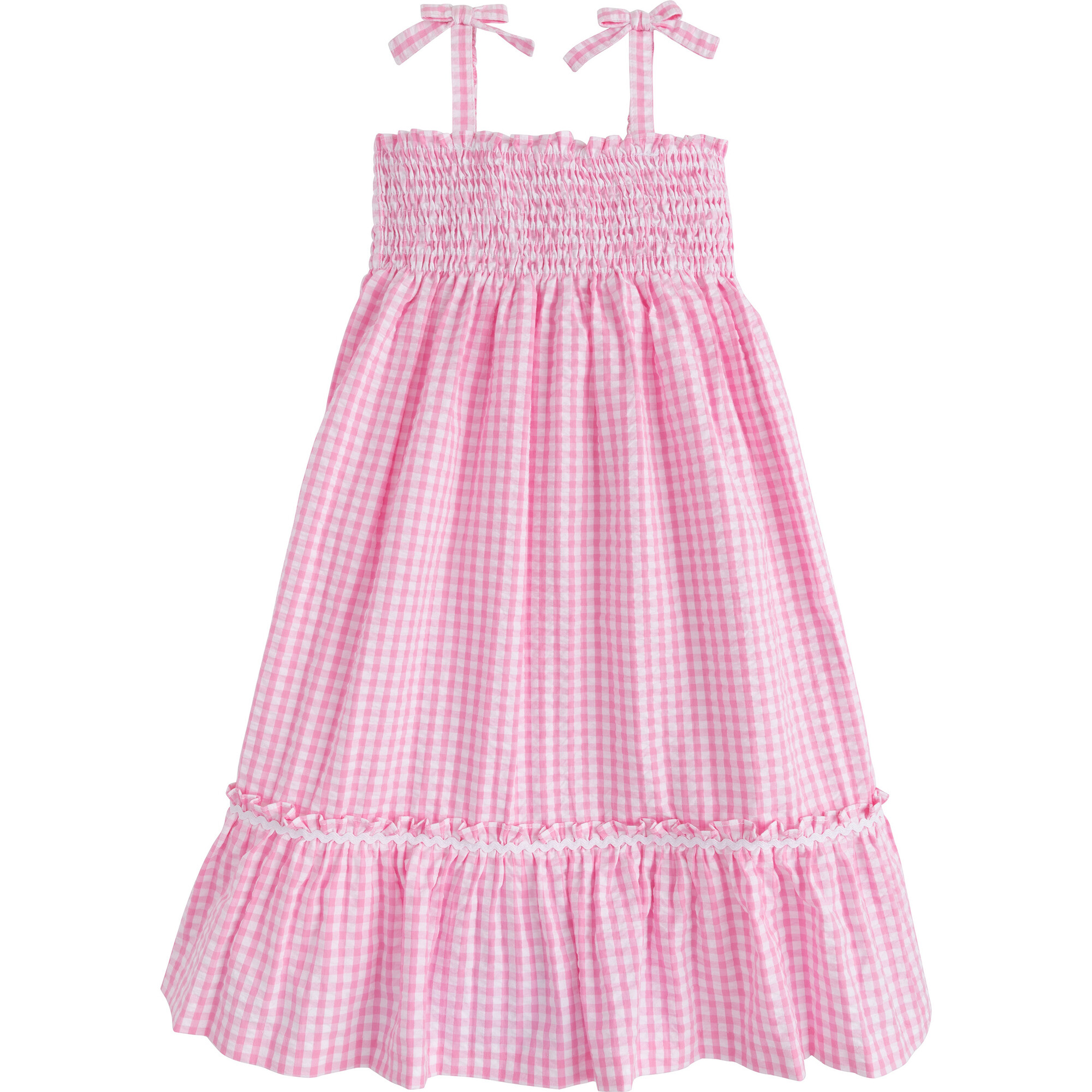Lucy Dress, Preppy Pink - Little English Dresses | Maisonette