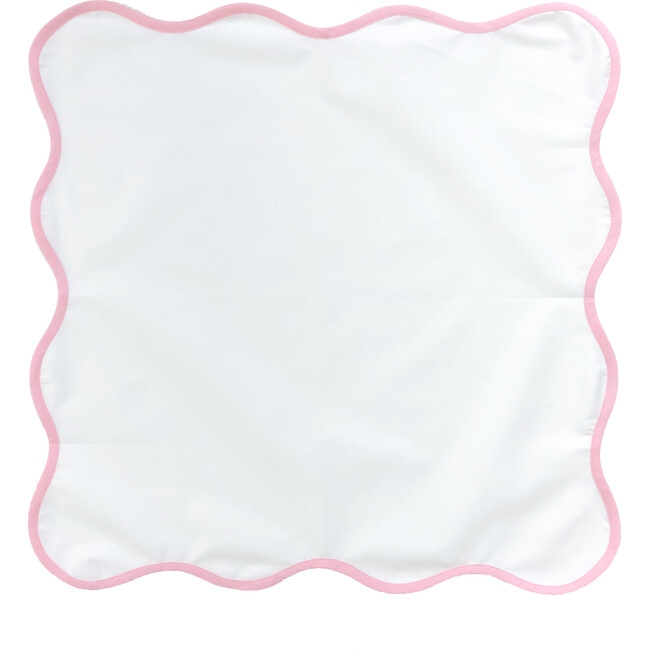 Piped Dinner Napkin, Pink