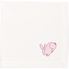 Bunny Hemstitched Dinner Napkin, Pink - Tableware - 1 - thumbnail