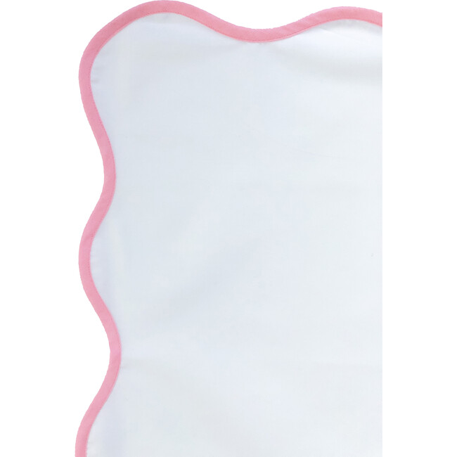 Piped Dinner Napkin, Pink