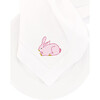 Bunny Hemstitched Dinner Napkin, Pink - Tableware - 2 - thumbnail