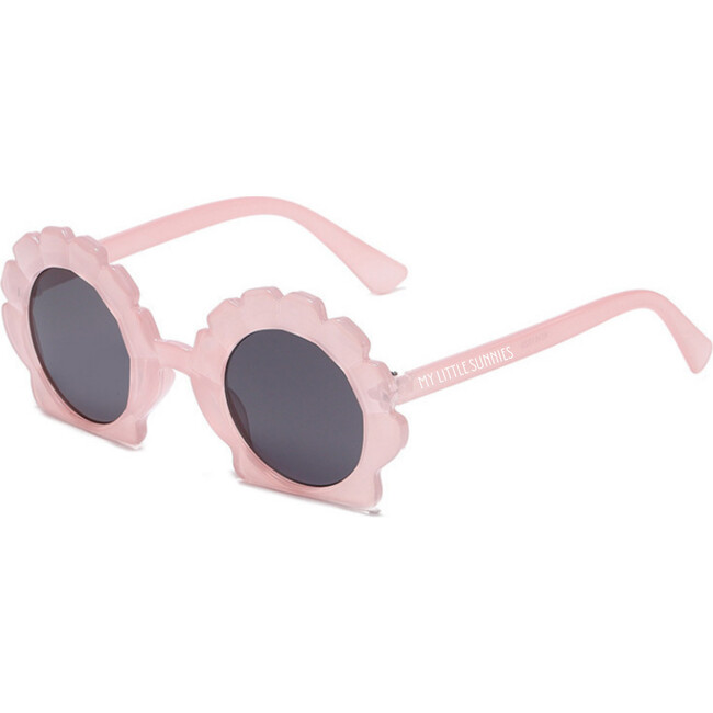 Round Seashell Sunglasses, Cloud Pink