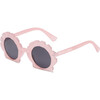 Round Seashell Sunglasses, Cloud Pink - Sunglasses - 1 - thumbnail