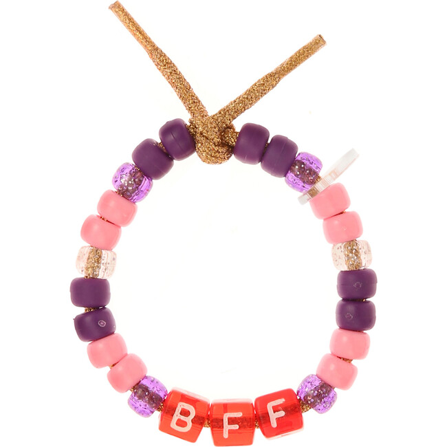Women's BFF bracelet purple and pink