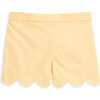 Jane Scalloped Short, Yellow Twill - Shorts - 1 - thumbnail